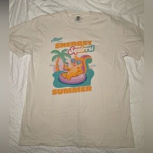 Alaninu Sherbet Swirl “Squirrel” Summer Graphic T-Shirt